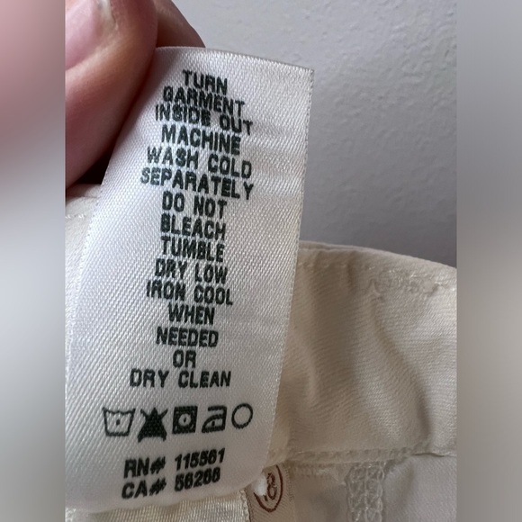 Jen7 by 7 for All Mankind Slim Bootcut Jeans White Size 18 NWT - Picture 10 of 11